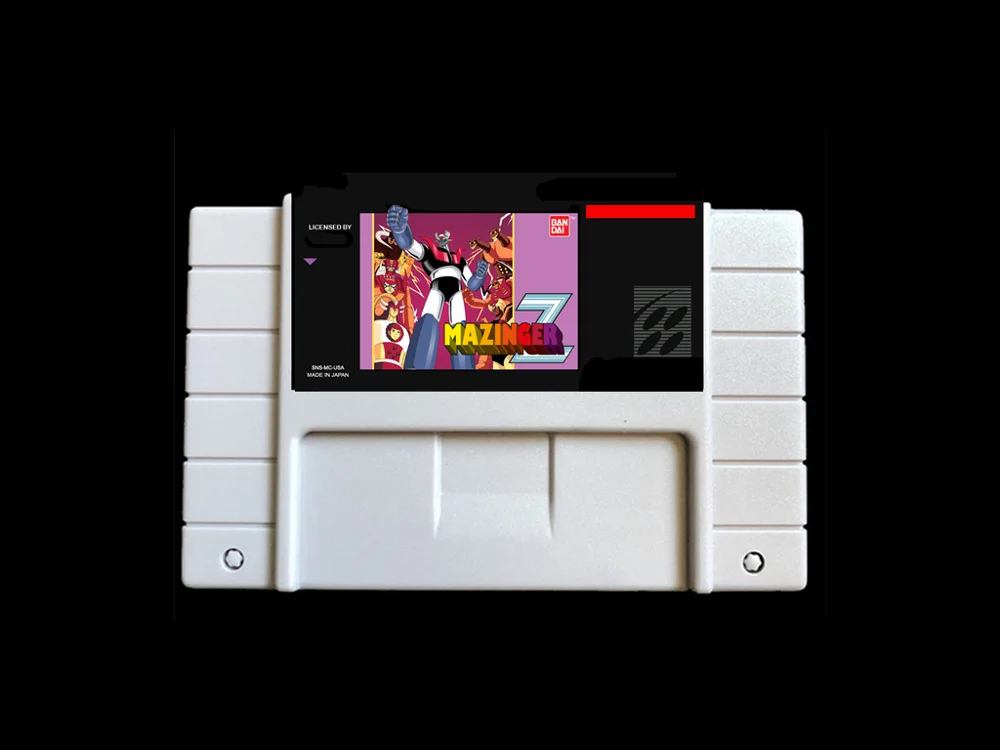 Mazinger Z USA- NTSC Версия 46-контактная видеокарта для игр версия Для ретро видеоигр