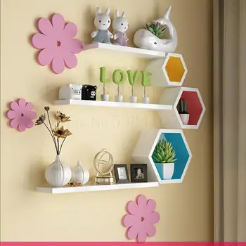 

Solid wood wall shelf living room TV background wall cabinet wall decoration wall partition wall hanging