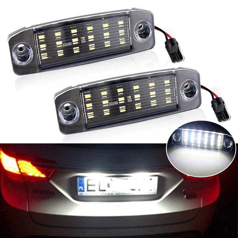 thumbnail image 2 of 18 LED License Plate Lights - 2 Pack Error Free Number Plate Lamps For Hyundai Kona, Sonata & Kia Sportage 2 of 13