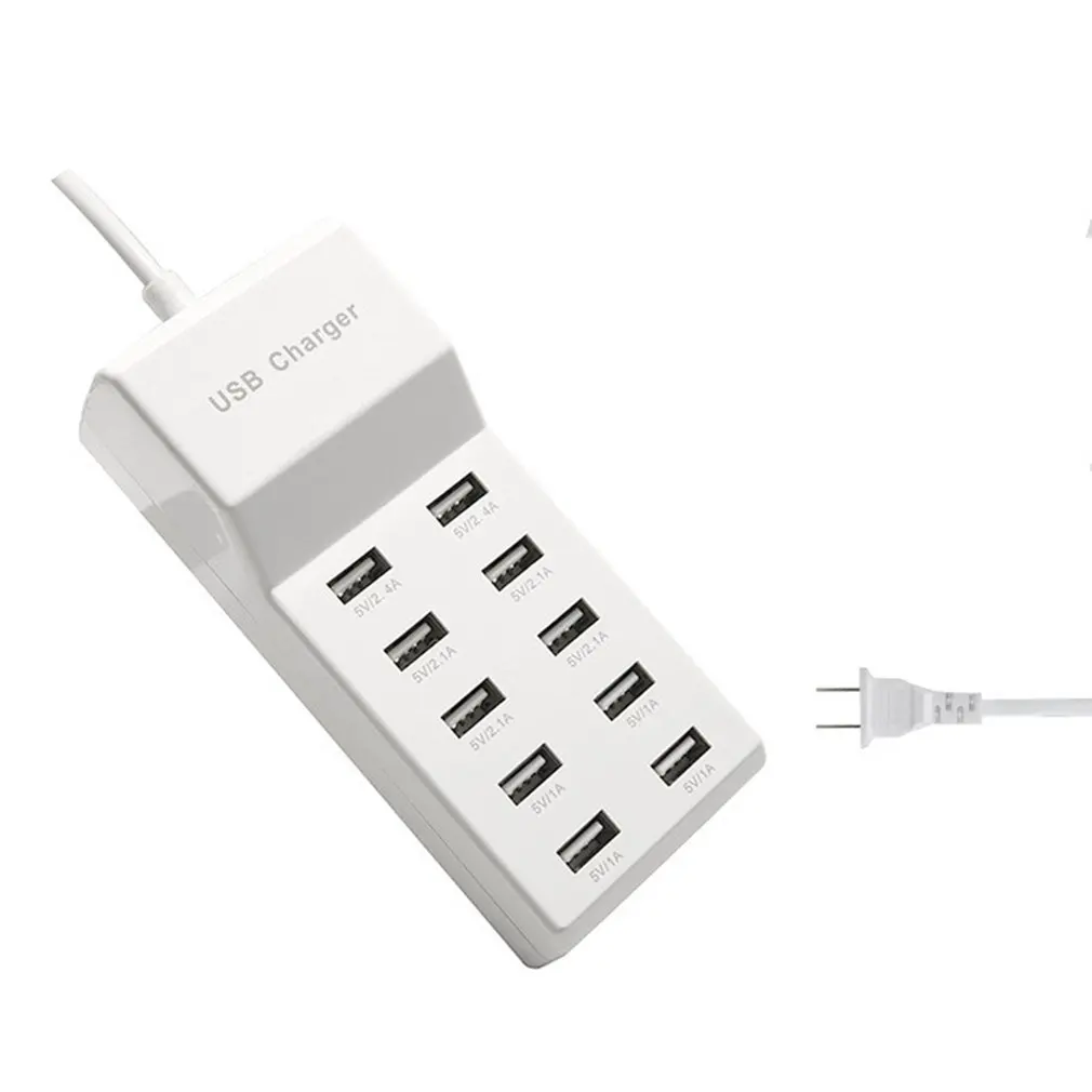 Intelligent Identification Charging Head 10 Port Cross-Border Android Charger Multi-Port Usb Charger