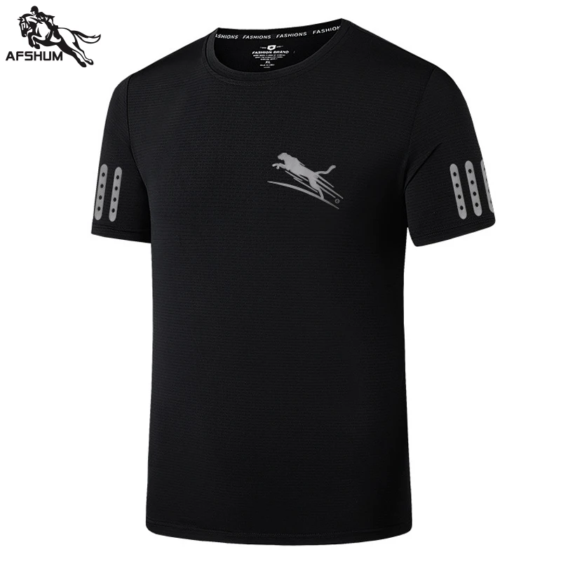 T-Shirt Men Stretch Printing Quick-Dry Summer 6XL 8XL Casual 7XL 9116