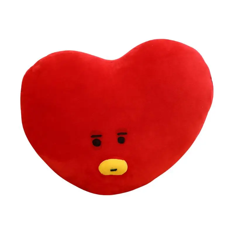 

Creative Heart Shape Decorative Throw Pillow Exquisite Design Elegant and Decent Style Waist Cushion Soft Doll 30x40cm