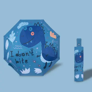 

Automatic Umbrells Cartoon Cute Kids Parasol Sun Rain Gear Male 3 Folding Umbrella Boys Girls Christmas Gifts Travel Paraguas