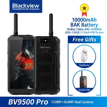 

Blackview BV9500 Pro IP68/IP69K Rugged Phone 6GB 128GB 10000mAh QC 16.0MP Camera Octa Core 18:9 NFC Walkie Talkie Smartphone