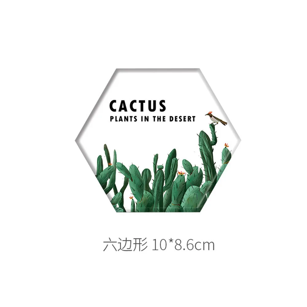 8 10cm Cactus Coaster Coffee Cup Mat Tea Pad Dining Decoration Accessories Quick-drying Water Absorption Diatomite Cup Mat Nordic - Цвет: 8