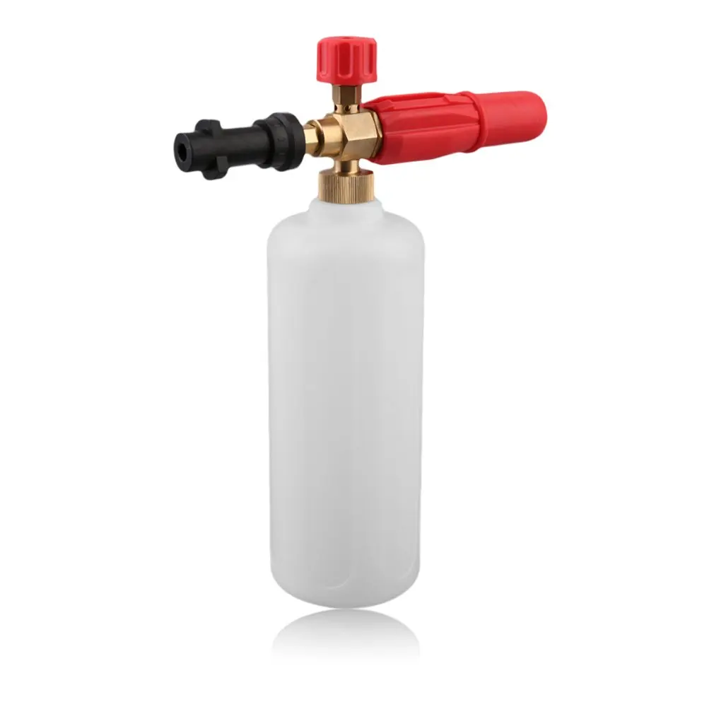 

High Pressure HD Brass Foam Gun With 1L Measuring Bottle For Karcher K Series Vehicle Car Washer Compatible Snow Foam Lance