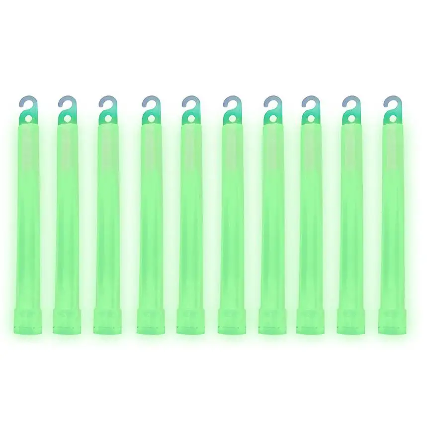 4-10pcs-Plastic-15-cm-Green-Light-Up-Glow-Sticks-With-Hook-Wedding-Festival-Birthday-Party-Decor