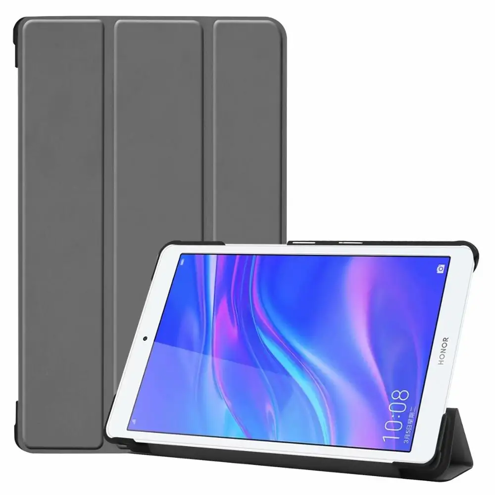 hui se Ультратонкий смарт-чехол из полиуретановой кожи для huawei MediaPad M5 Lite 8,0 JDN2-AL00/W09 8," T5 8,0 чехол для планшета+ пленка+ ручка - Color: hui se