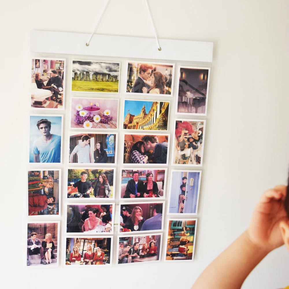 Picture Pockets Mega Size AA Hanging Photo Gallery 40 photos in 20 pockets Frame | Мебель