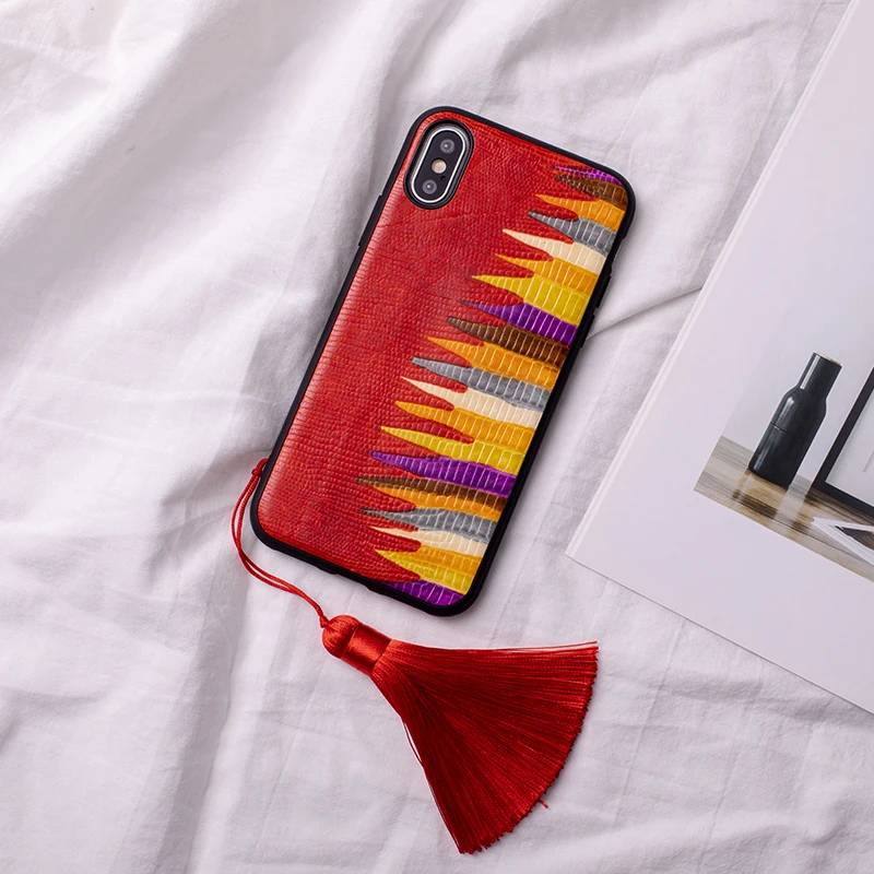 Цветной чехол для телефона IPhone X XS Max XR для Apple 5 5S SE 6 6S 7 8 Plus защитный чехол для телефона с кисточкой