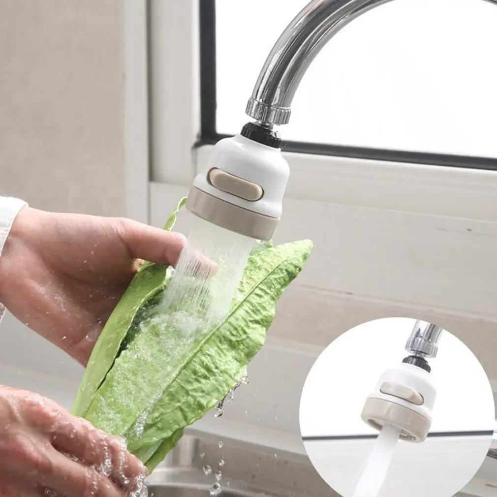 Shower Heads 360 Degree Rotation Faucet Booster Shower Head Kitchen Shower Tap Head Faucet Water Saving Sprinkler Spat Nozzle