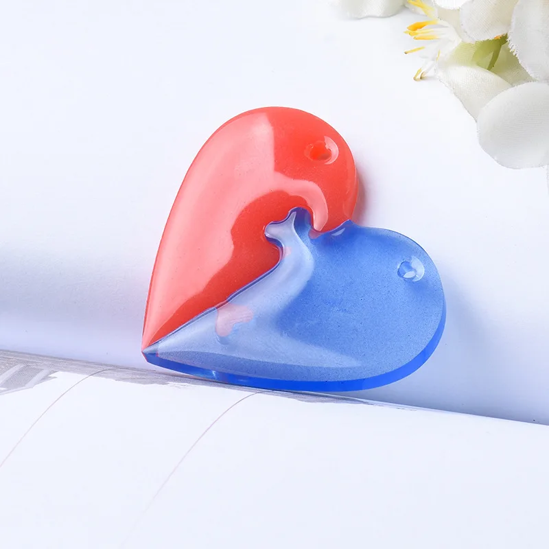 Silicone Mold lover's love heart star jewelry tool UV epoxy Resin