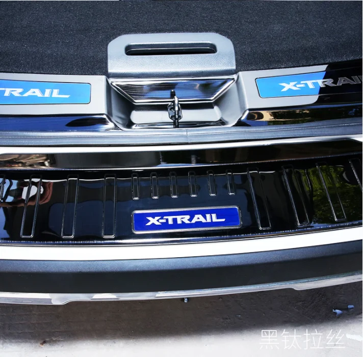 Нержавеющая сталь для Nissan X-Trail T32 Автомобильный задний бампер протектор порога Накладка/двери автомобиля Стайлинг