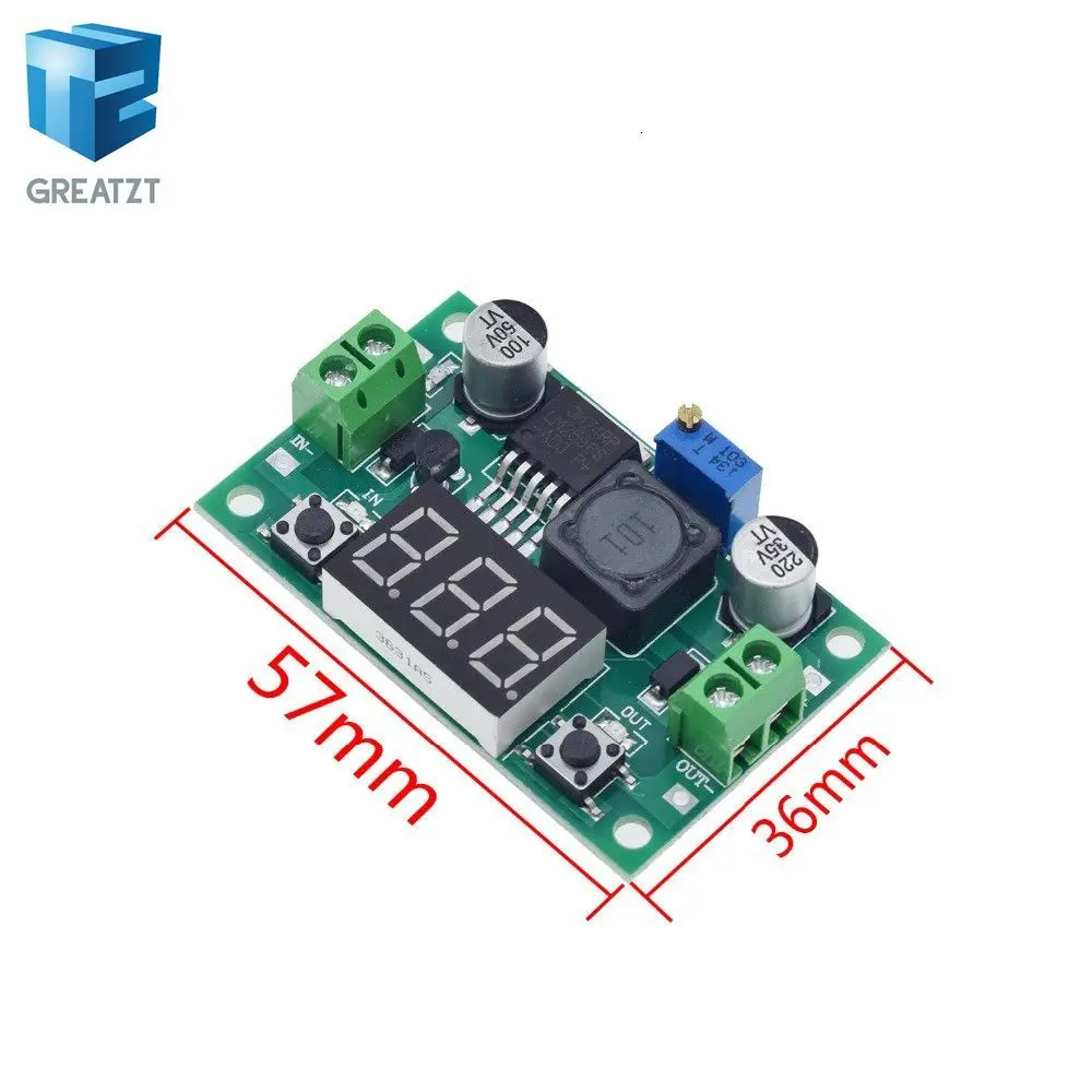 Высокое качество 3A Регулируемый DC-DC LM2596 LM2596S вход 4 V-35 V Выход 1,23 V-30 В постоянного тока dc понижающий Питание Регулятор модуль