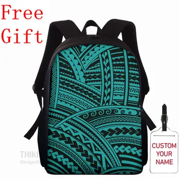 

15 Inch Tribal Line Print Children Large Women Backpack Kids Book Bag African Style Teen Girls Boys Primary School Bags Mochila