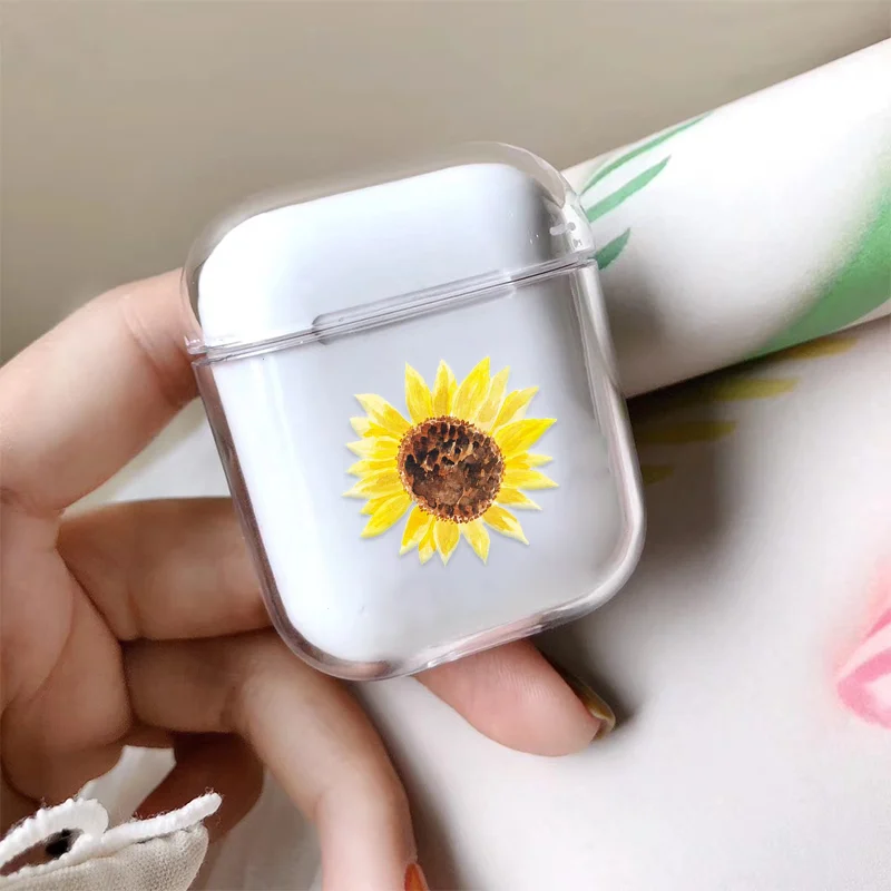 Мягкий чехол для наушников для Apple Airpods 1/2 противоударный чехол для Apple гарнитура для Airpods чехол s Маргаритка Защитные чехлы для пар