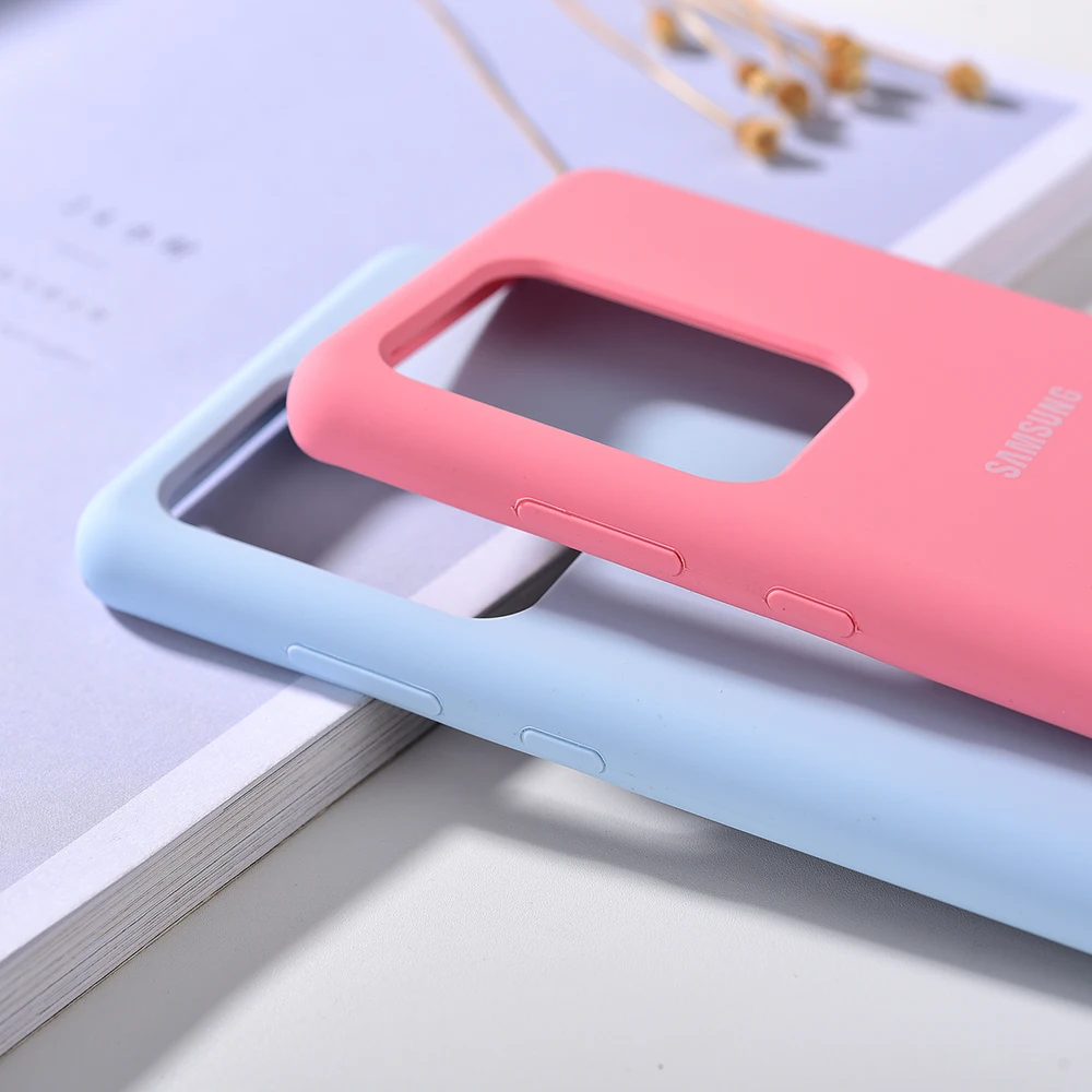 Оригинал Samsung Galaxy S20 плюс Примечание 20 Ультра чехол из жидкого силикона FE A21s