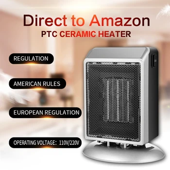 

Portable Ceramic Heater Electric Heater Stove Radiator Winter Air Warmer Machine Support Overheat Protection 195x125x17mm
