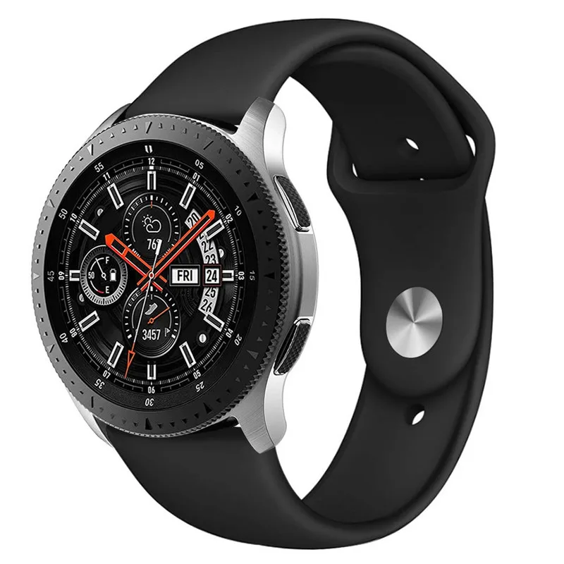 

Sport Band galaxy watch 46mm soft Silicone Strap Wristband for Samsung gear s3 frontier classic smart Fitness watch 22mm bands