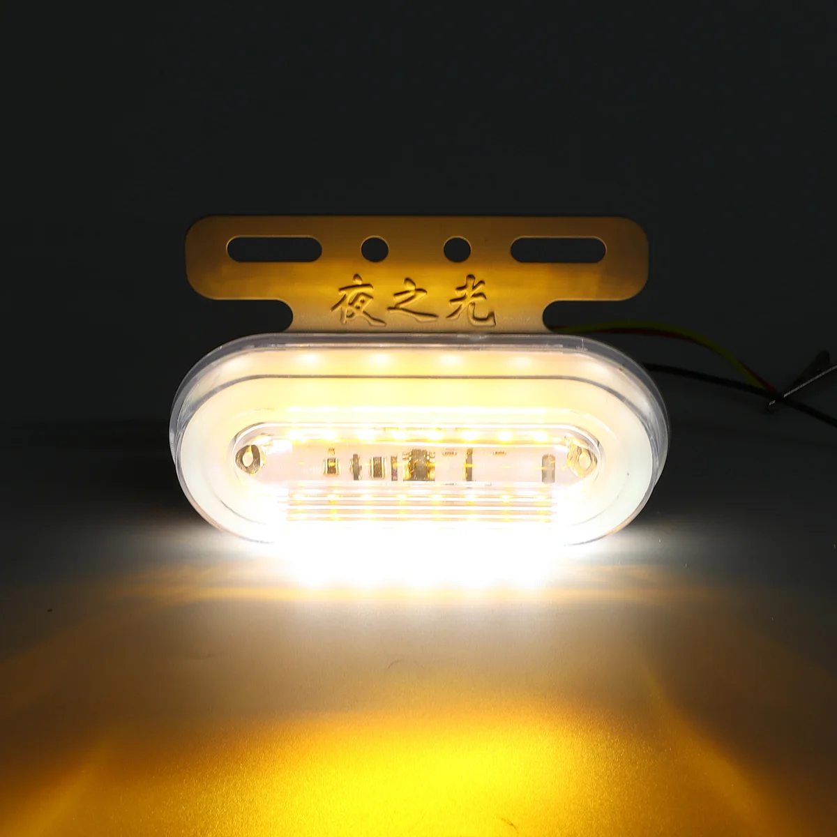 2x 25LED Боковой габаритный фонарь Водонепроницаемый прицеп боковой свет вспышка Грузовик Караван тормозной индикатор Лампа для грузовика автобуса сигнальная лампа 24 В - Испускаемый цвет: Белый