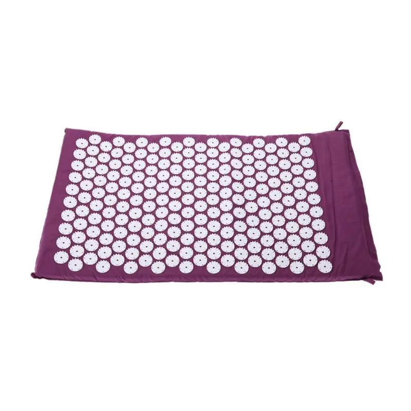 Carpet Mat for Acupressure Acupuncture Yoga Massage+ Carry Bag purple
