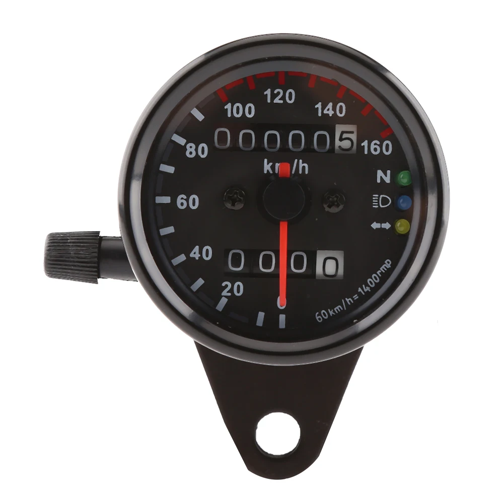 12V мотоциклов ATV Скутер 13000 оборотов в минуту тахометр км/ч Спидометр двойной Дисплей одометр датчик