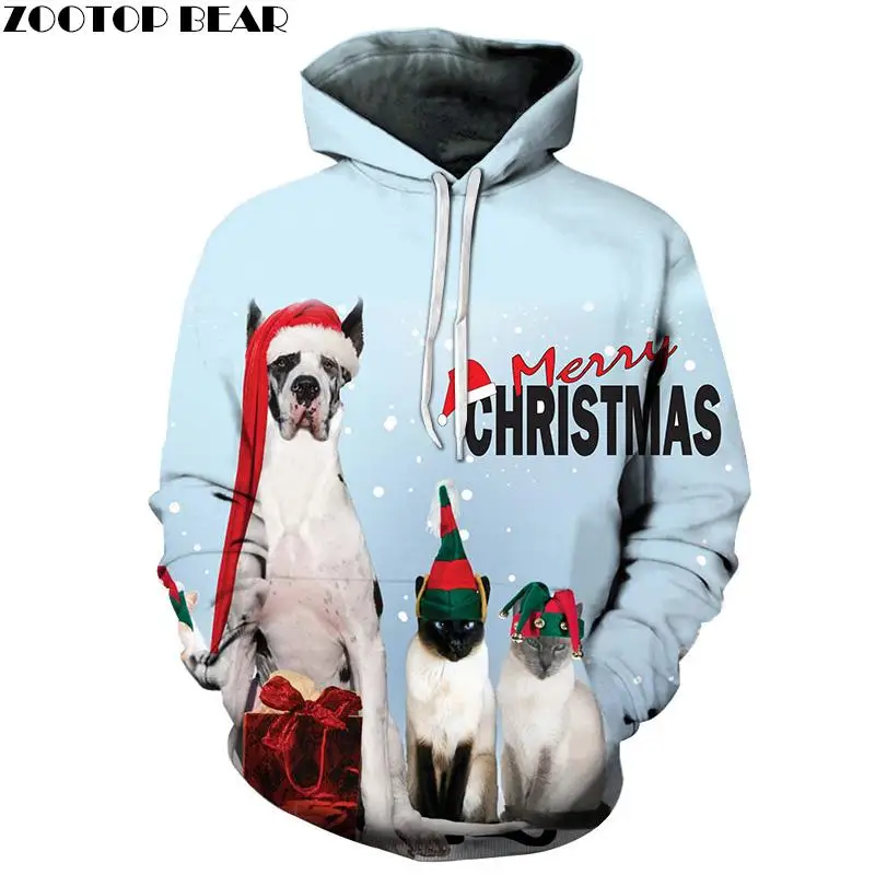 Zootop urso marca impresso 3d moda повседневные толстовки camisolas de natal esporte homens dropshopping feliz natal Азиатский размер