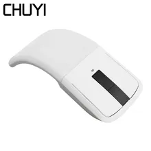 CHUYI Arc Touch Wireless Mouse USB 1200DPI Optical Foldable Mause For Microsoft Laptop Ergonomic Ultra Thin Travel Computer Mice