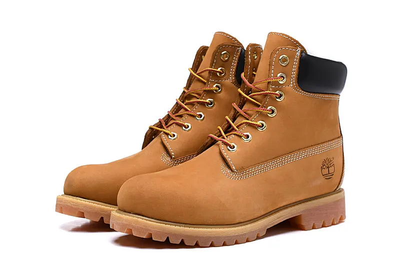 TIMBERLAND/уличные Зимние ботильоны премиум-класса; Натуральная шерсть; Мужская и женская обувь из натуральной кожи; Цвет пшеничный, желтый; повседневная обувь; размеры 36-44