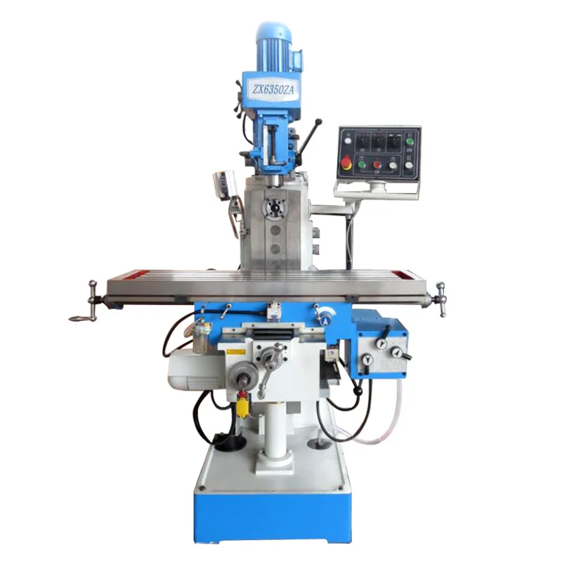Manual Milling machine ZX6350ZA for metal milling functionMilling