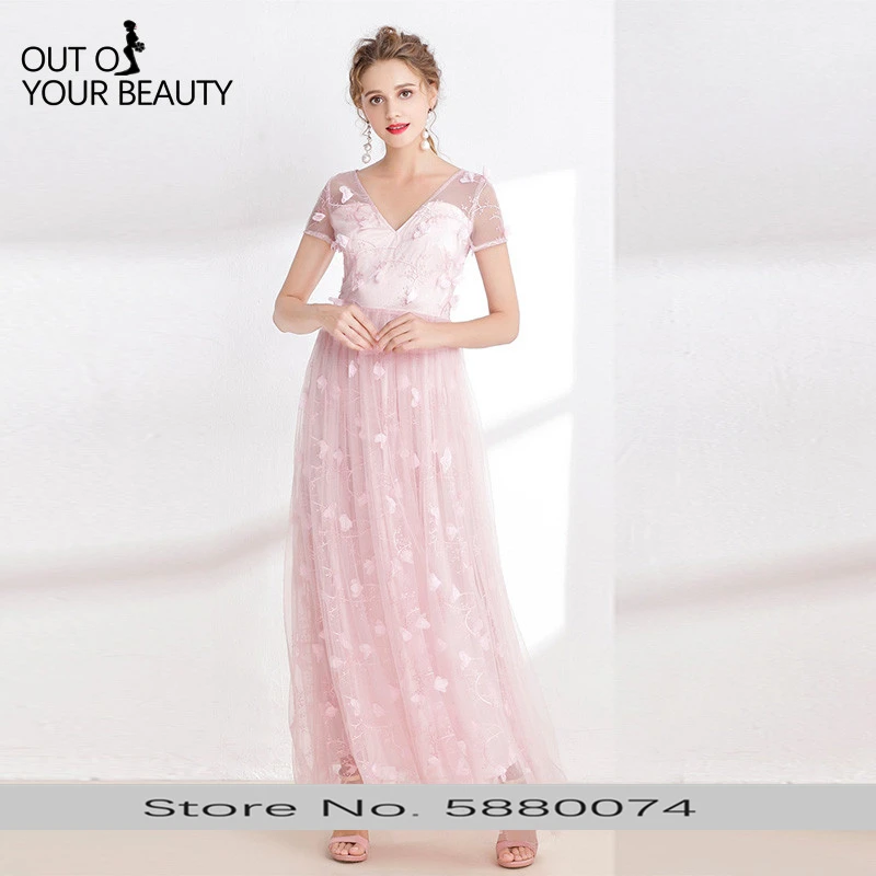 

2020 New High-end Elegant Evening Dress Blue Sequins Spaghetti Straps Applique Back Straps Banquet Long Sexy Chiffon