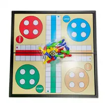 

Ludo Chess Set Practical Wear Resistant Creative with Folding Chessboard Ludo Chess for Family Ludo Chess Ludo Game