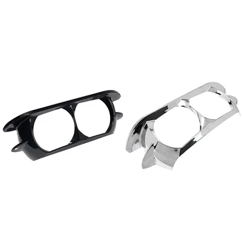 

Motorcycle head light lamp Dual Headlight Trim Cover Bezel for Road Glide 2015-2020