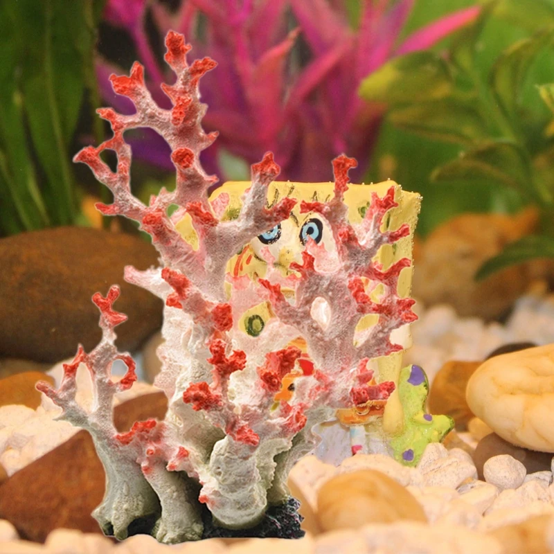 Aquarium Decoration FishTank Landscaping Artificial Coral Reef