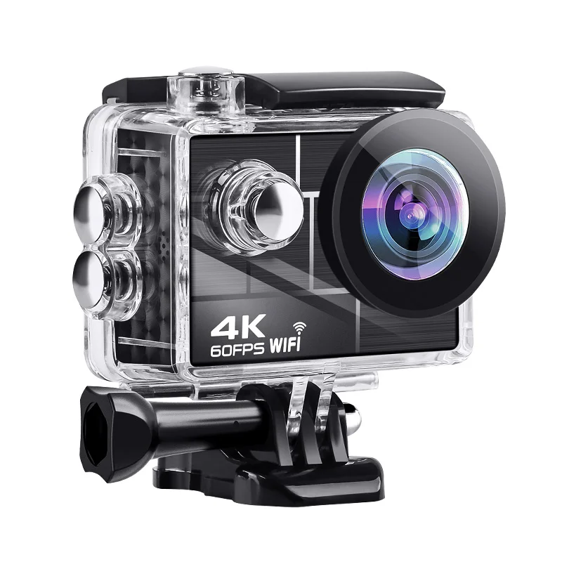 Экшн-камера 24 МП Wi-Fi Ultra HD 4K 60fps IPS экран 2 0 дюйма Спортивная камера на шлем-камера