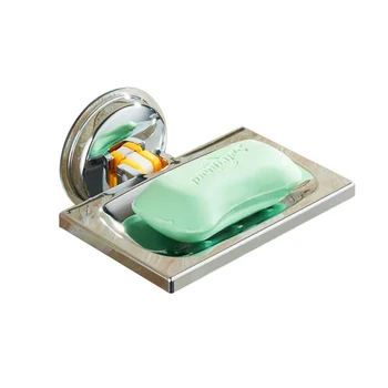 

Single Layer Suction Soap Dish Draining Holder Strong Sucker 2020 Soap Box Storage Stand Bathroom Kitchen Accessories Organizer