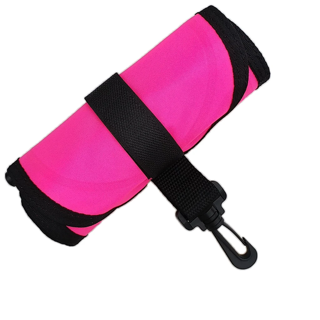 4' Scuba Diving Inflatable Safety Tube Sausage Signal Float, Surface Marker Buoy SMB with Plastic Clip, Highly Visible & Sturdy