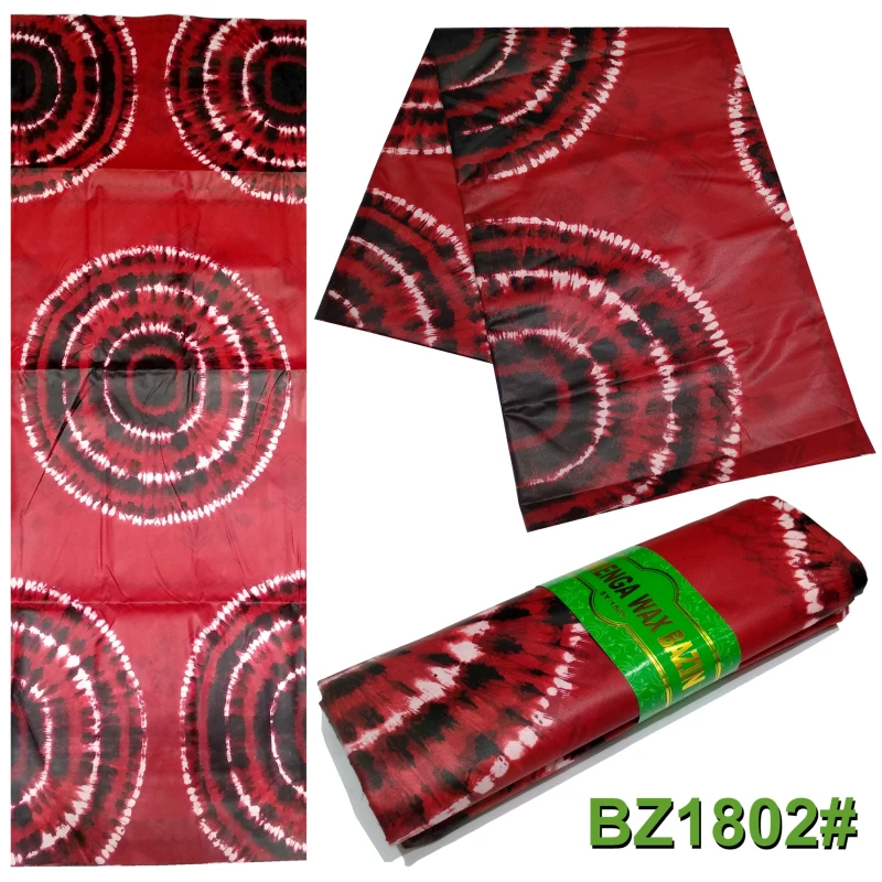 Африканская ткань bazin riche getzner guinea brocade Ткань bazin riche ткань Гана Воск Принт Ткань 6 ярдов/setLHW-1 - Цвет: as picture