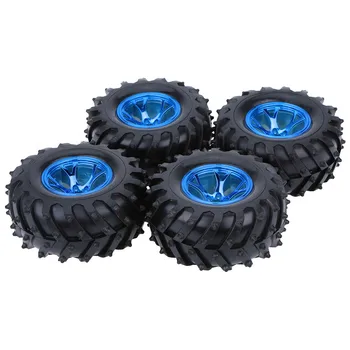 

4Pcs/Set 1/10 Monster Truck Tire Tyres for Traxxas HSP Tamiya HPI Kyosho RC Model Car