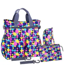 OLN Multfunctional сумка для подгузников Сумка для молодых мам Подгузники Сумки Цветочный стиль сумка для мамы детская коляска сумка для ухода за ребенком