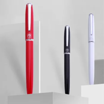 

Picasso Pimio New 916 Black Metal Fountain Pen Titanium Black EF/M/Bent Nib 0.38/0.6/1.0mm Matte Barrel Fashion Business Pen