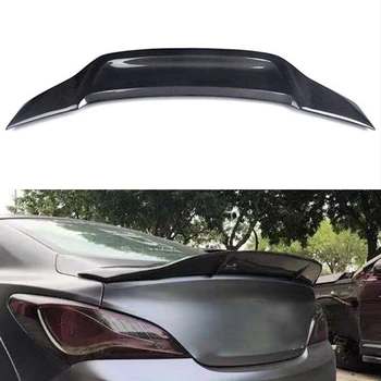 

For Genesis Coupe spoiler 2009--2012 year rear wing Renntech style Sport body kit Accessories real carbon fiber