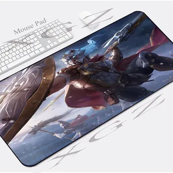 

XGZ Anime Generals Large Game Lock Edge Mouse Pad Machine Keyboard Anti-slip for CSGO DOTA 900x400/600x300 Xxl