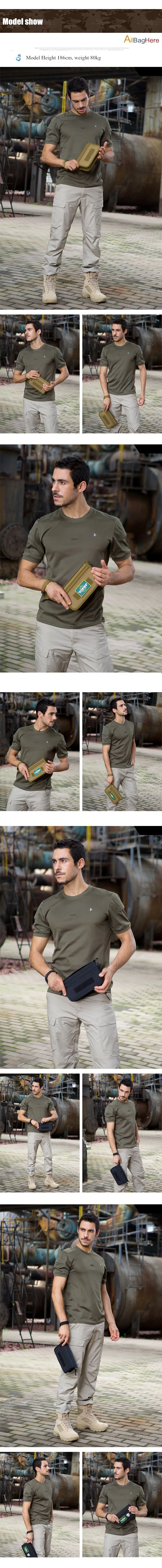 Tactical Handbag 6 Inches Phone Passport Travel Camouflage Wallet Nylon Purse Hiking Camping Molle Bag Hunting Wallet Pouch Bags