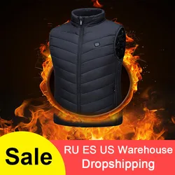 Heating Vest USB Charging Heated Warm Vest Outdoor Heating Vest for Camping Hiking without Battery