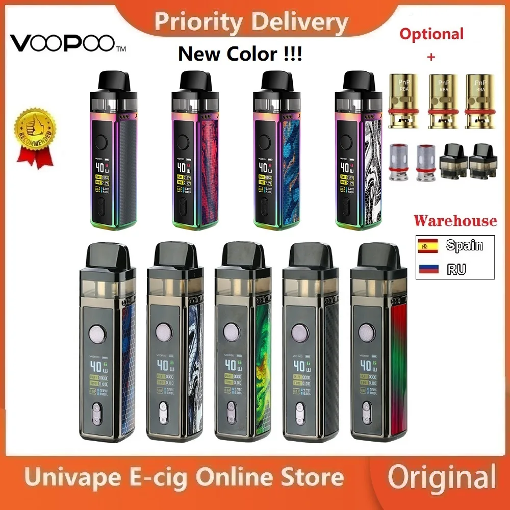 Испания! VOOPOO VINCI Mod Pod Vape комплект с аккумулятором 1500mAh и 5,5 мл Pod вейп-комплект электронной сигареты против Drag Nano/Drag 2
