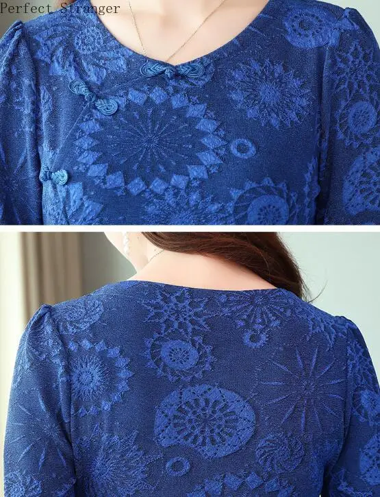 Goedkoop Hoge Kwaliteit Herfst Winter Nieuwe Collectie 2019 Hot Koop Kraag Strik Plus Size S 3XL Vrouw Lange Dresse