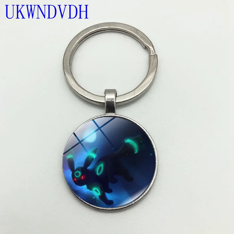 

Hot black cute cat keychain fashion personality keychain personalized pendant