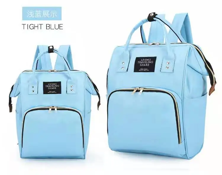 Модная сумка для мам, подгузник, Большая вместительная детская сумка, рюкзак для путешествий, сумка для ухода за ребенком, ручная сумка - Цвет: Тёмно-синий