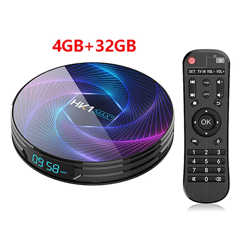 HK1 MAX Plus android 9,0 smart tv box RK3368PRO 4G 32G телеприставка 1000M LAN 2,4G 5G Wifi BT4.0 1080P 4K медиаплеер - Цвет: 4G 32G